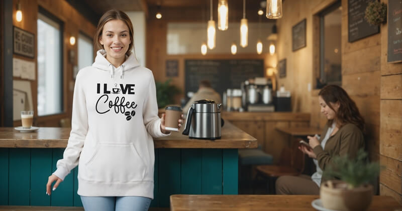 Káva mikina dámská